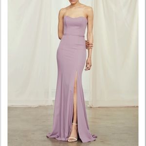 Amsale AJ Bridesmaid Dress - Mauve